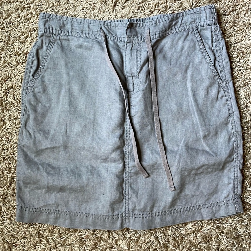 Caslon Women's 100% short Linen Skirt with pockets